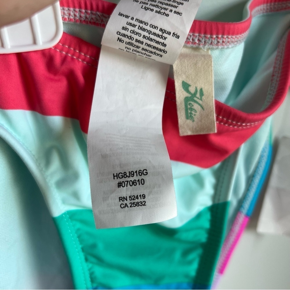 NWT Hobie Girls Multicolor Swim Bottoms - Size 14 - Picture 7 of 7